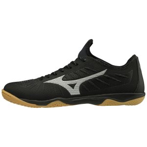 Mizuno Rebula Sala Elite IN Ποδοσφαιρικα Παπουτσια Ανδρικα - Μαυρα